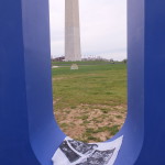 Washington Monument with U, USA