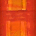 Orange 
Acrylic on canvas 
47 x 35,5 cm