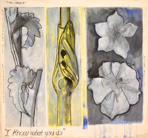 I know what to do 
Acrylic on canvas 
138 x 148 cm