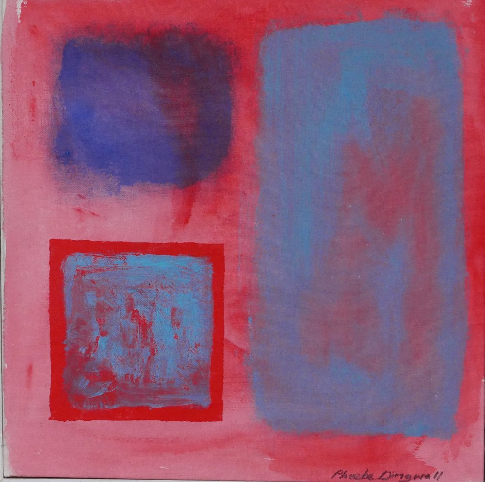 Phoebe Dingwall painting Red contained