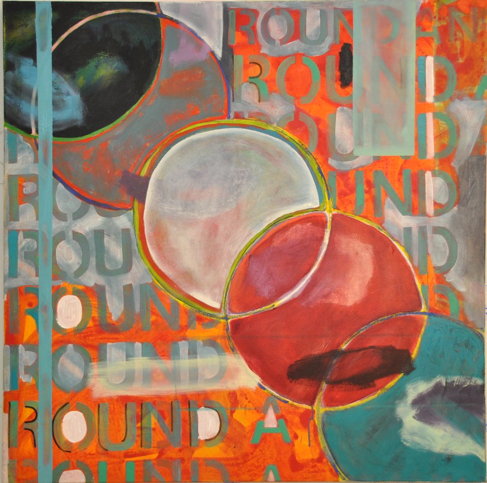 Round and round
Oil on canvas
100 x 100 cm