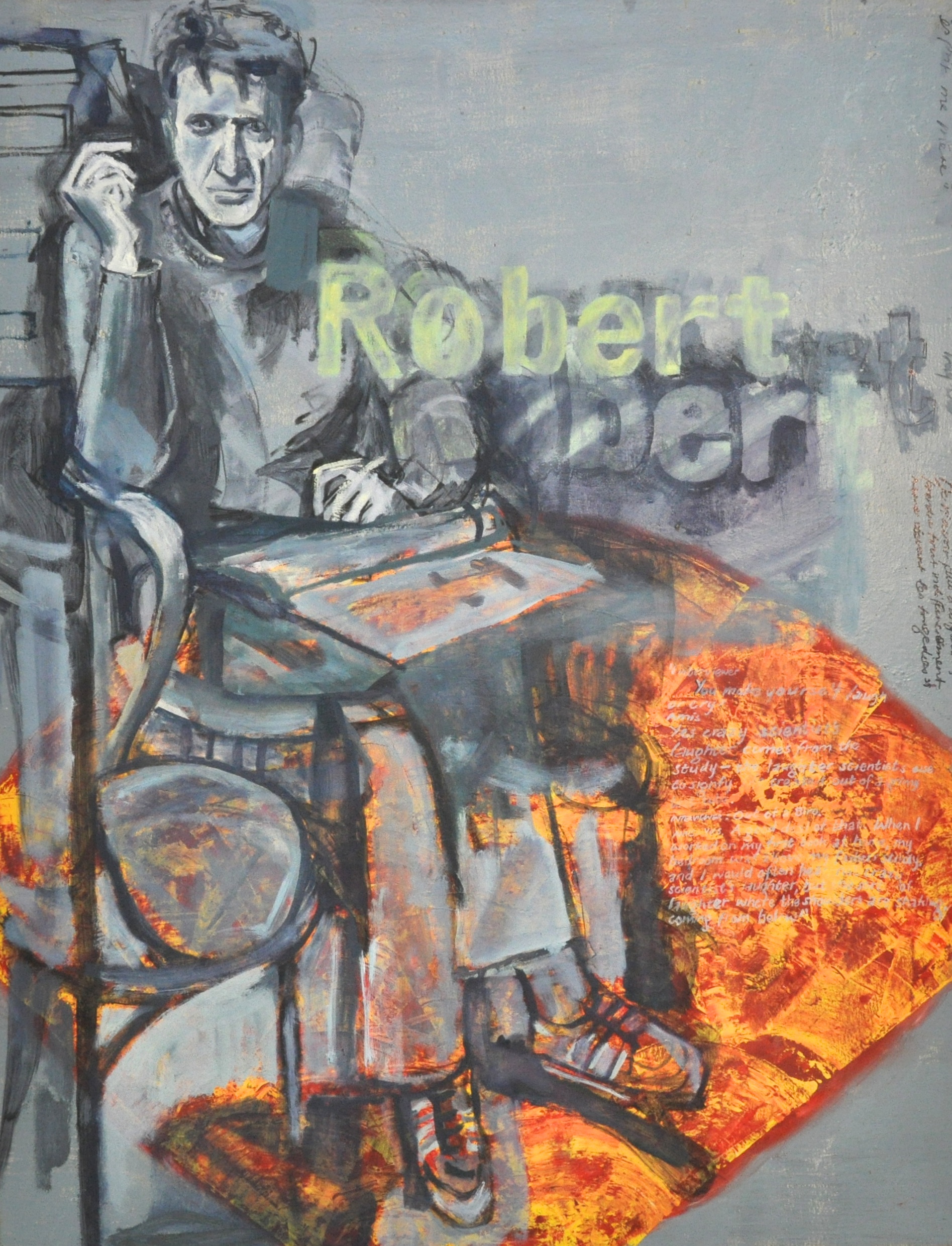 Robert de Niro senior 
Oil on canvas 
114 x 146 cm