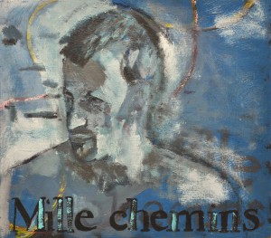 Chemin 
Oil on canvas 
40 x 35 cm